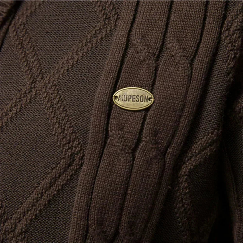 Belvenza | Cardigan da Uomo in Maglia con Bottoni