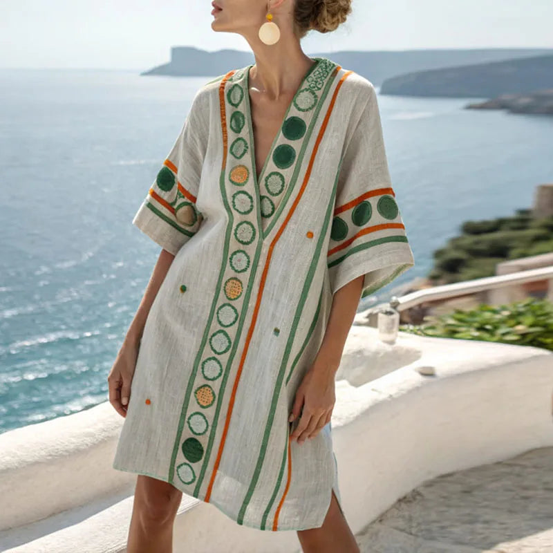 Belvenza | Abito da Spiaggia Elegante e Versatile in Blu