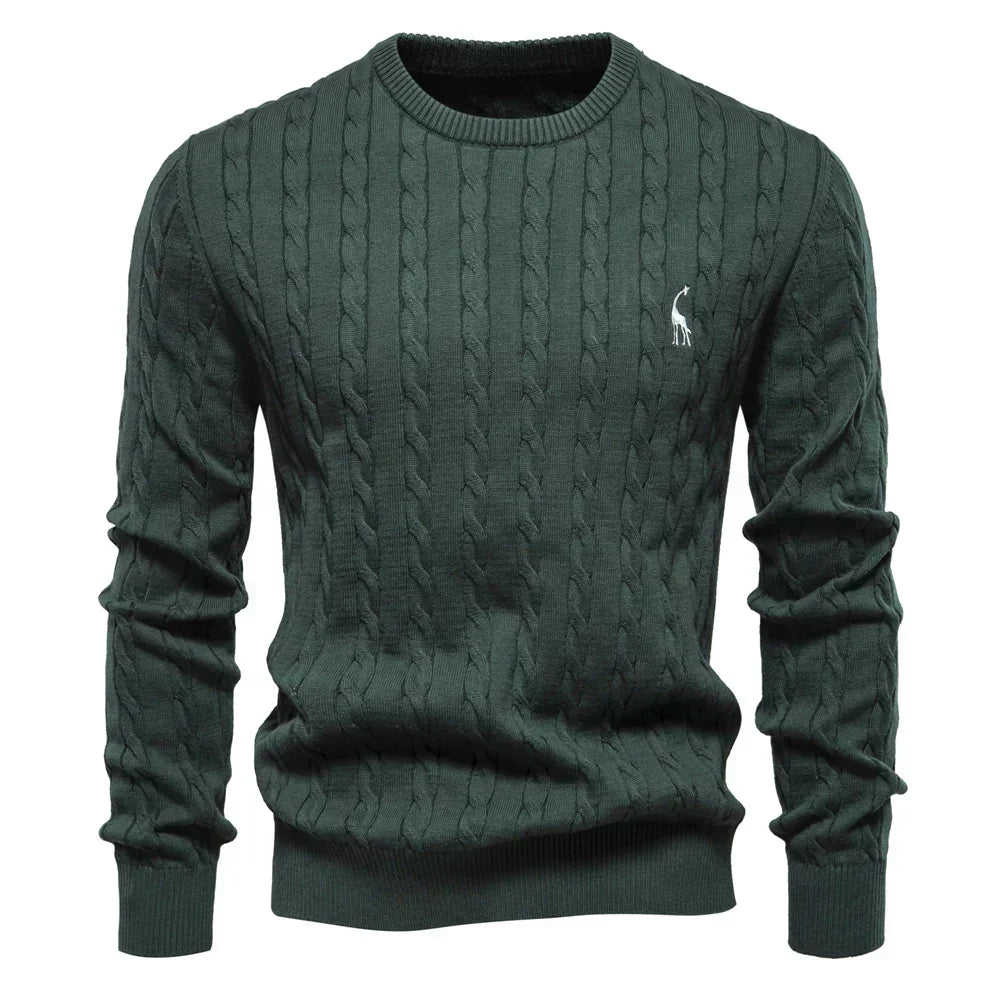 Belvenza | Maglione Moderno in Maglia per Uomo