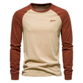 Belvenza | Maglietta a Maniche Lunghe Raglan in Cotone Bianco