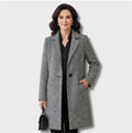 Belvenza | Cappotto Lungo in Tessuto Elegante