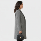 Belvenza | Cappotto Lungo in Tessuto Elegante