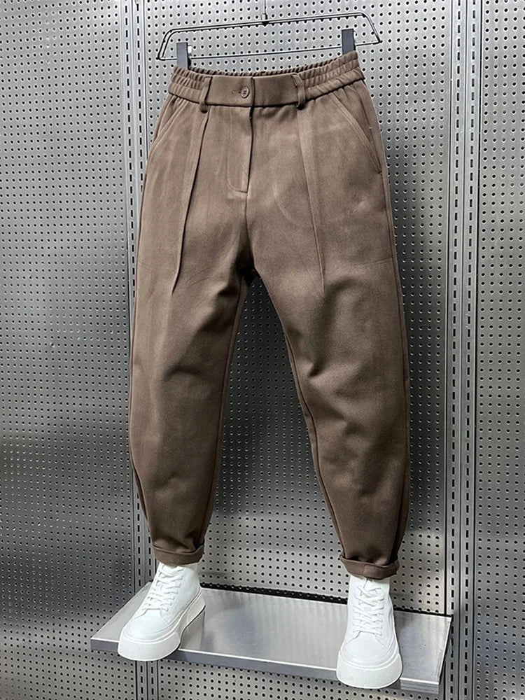 Belvenza | Pantaloni Eleganti in Tessuto Nero