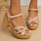 Belvenza | Sandali Comodi Beige Demi