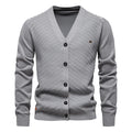 Belvenza | Cardigan Caldo da Uomo in Maglia con Scollo a V