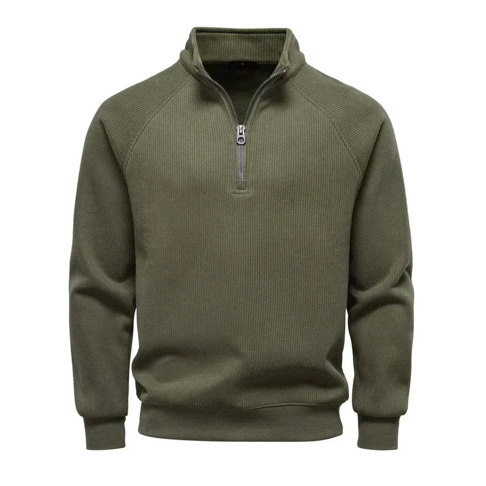 Belvenza | Maglione Termico da Uomo in Colore Neutro