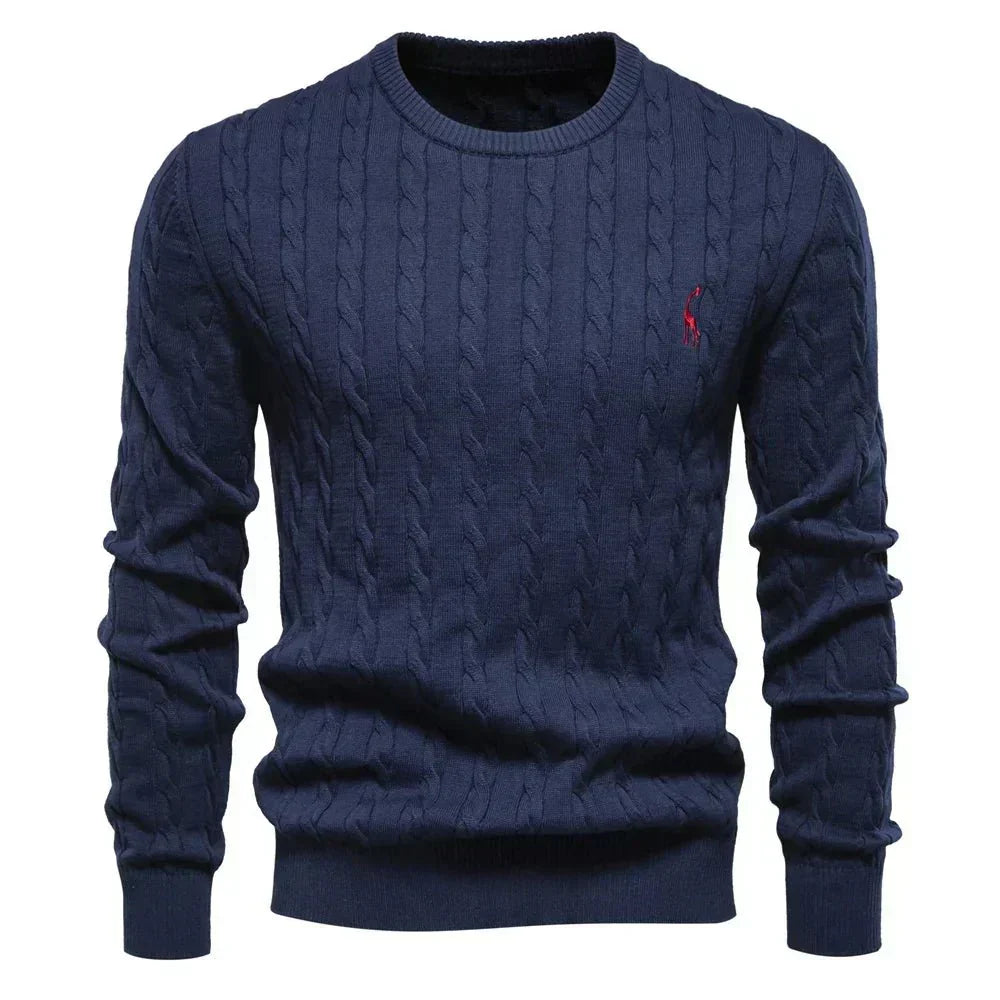 Belvenza | Maglione Moderno in Maglia per Uomo