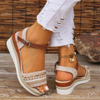 Belvenza | Sandali Casual Beige Carminae
