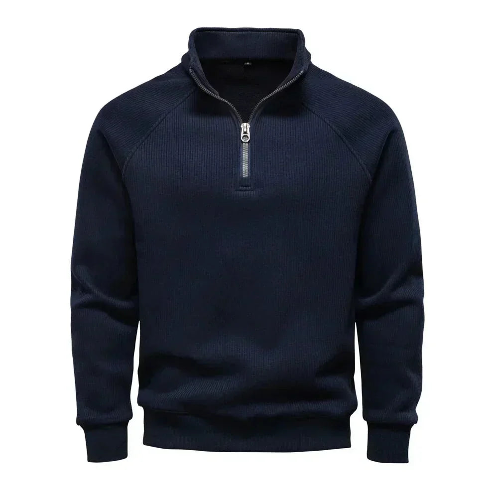Belvenza | Maglione Termico da Uomo in Colore Neutro