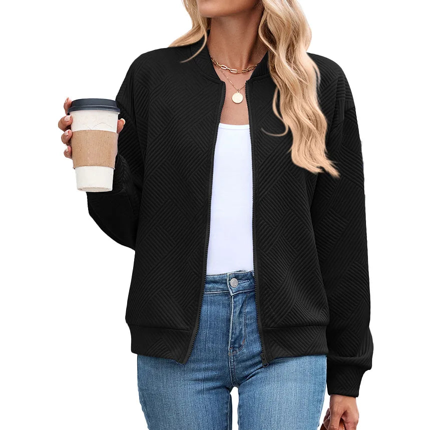 Belvenza | Gilet Elegante con Zip Nero