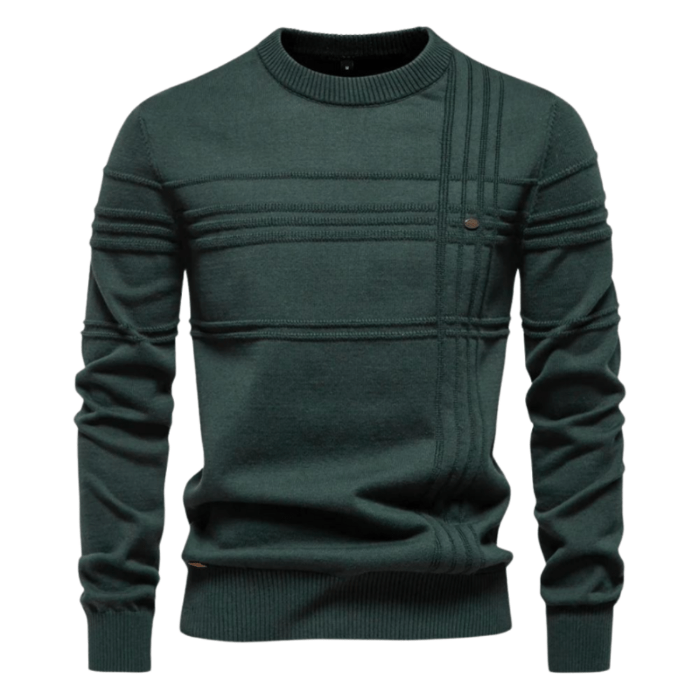 Belvenza | Maglione Elegante da Uomo in Design a Quadri