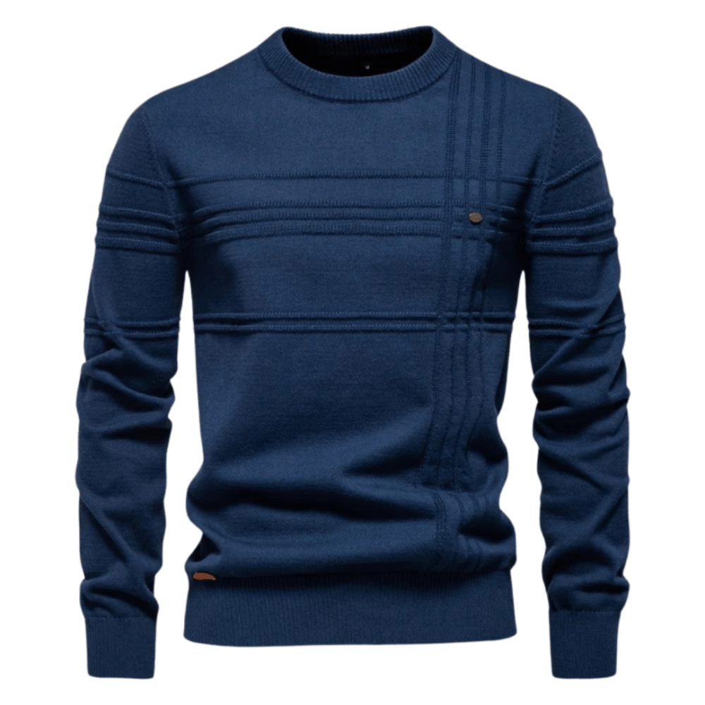 Belvenza | Maglione Elegante da Uomo in Design a Quadri