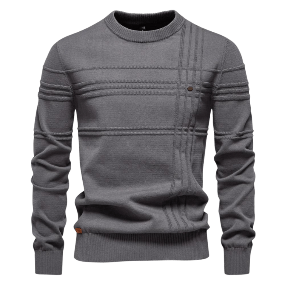 Belvenza | Maglione Elegante da Uomo in Design a Quadri