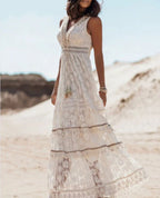 Belvenza | Abito Boho con Frange e Coulisse