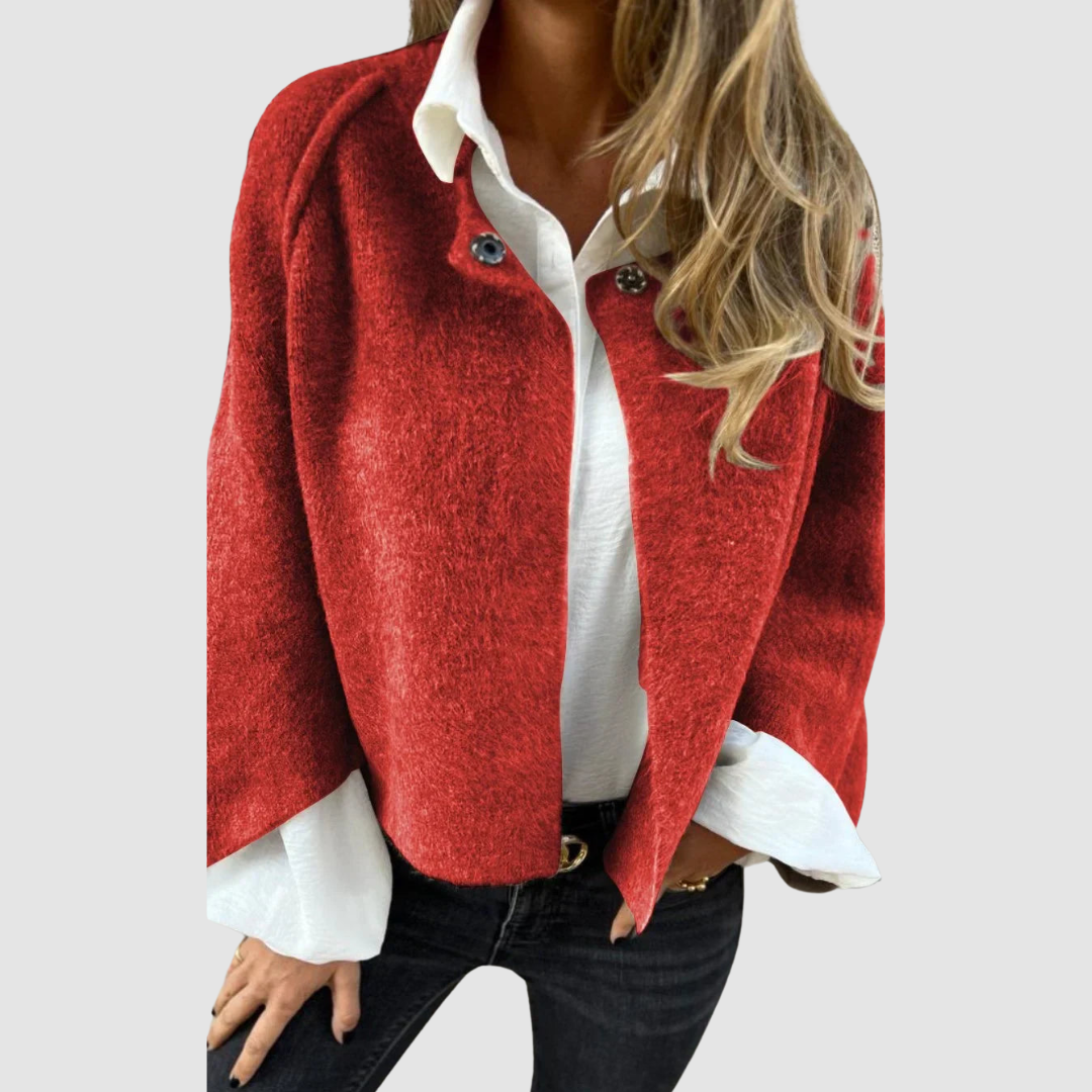 Belvenza | Cappotto Primaverile Morbido in Tessuto di Alta Qualità