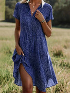 Belvenza | Abito Elegante con Scollo a V