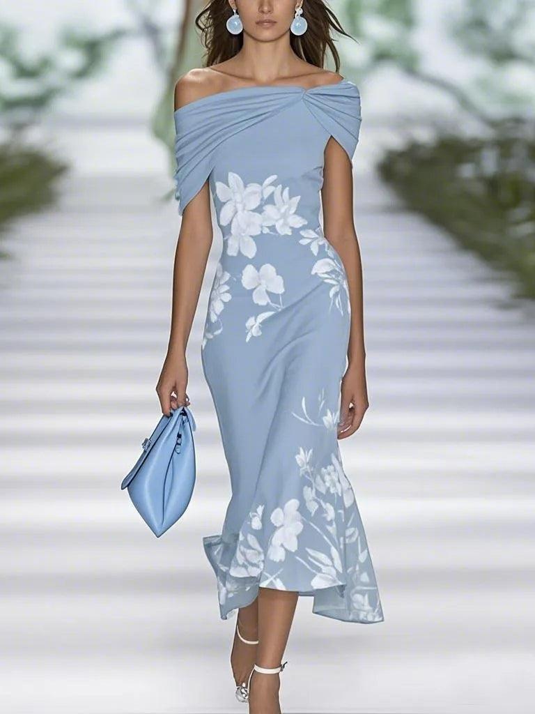 Belvenza | Abito Elegante con Stampa Floreale