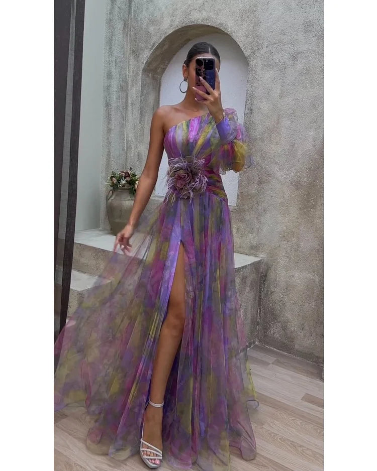 Belvenza | Abito Elegante in Tessuto Nero con Scollo a V