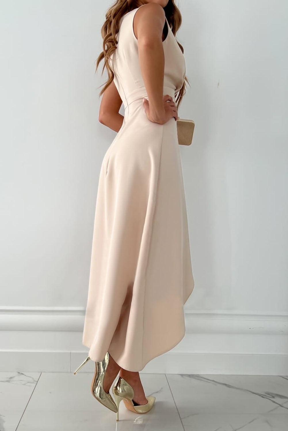 Belvenza | Abito Elegante a Motivo di Rose