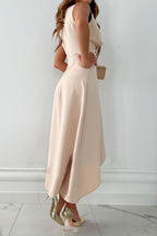 Belvenza | Abito Elegante a Motivo di Rose