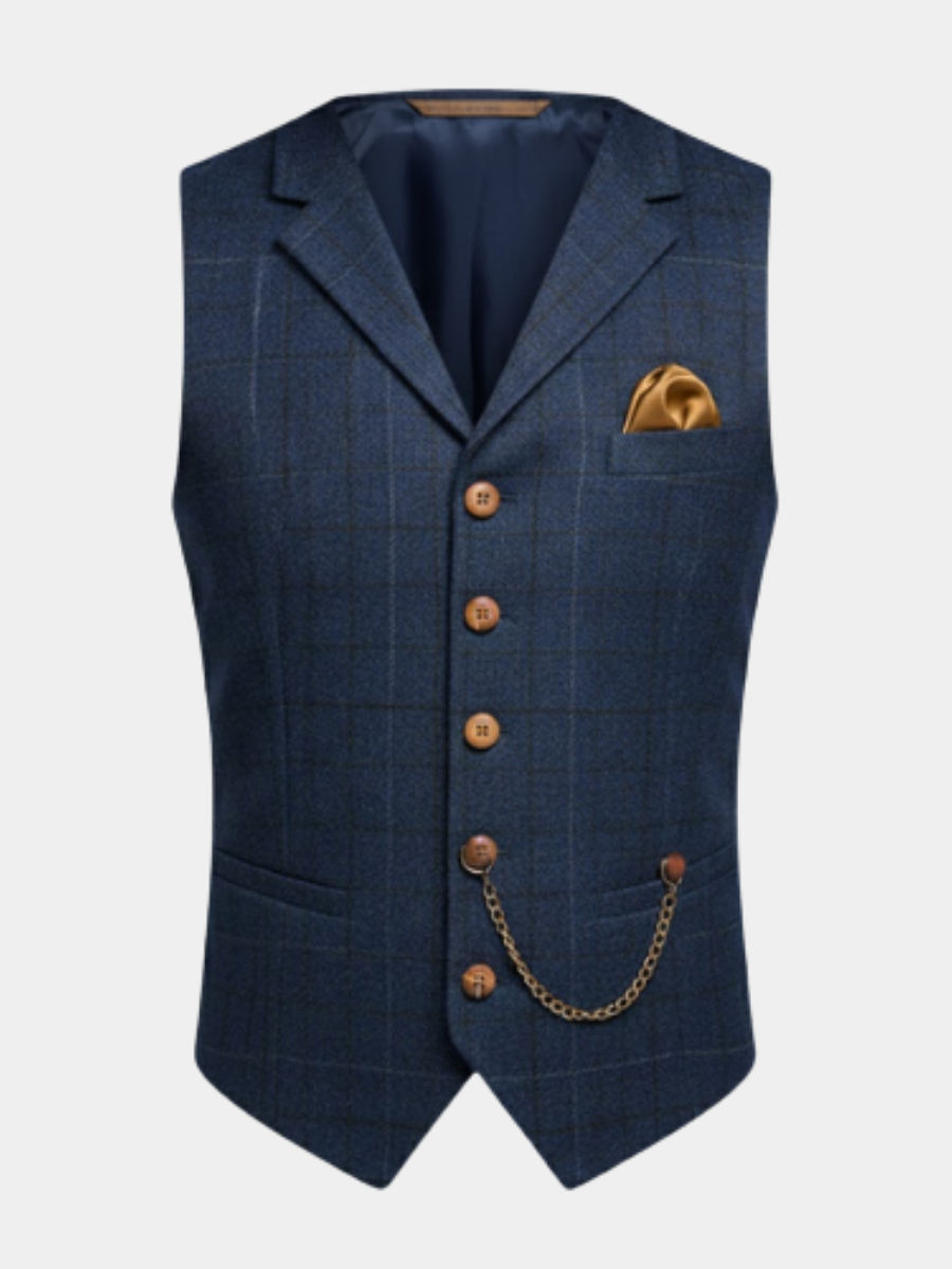 Belvenza | Gilet Elegante in Tessuto Nero