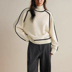 Belvenza | Maglione Elegante in Cashmere Grigio