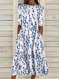 Belvenza | Vestito Elegante in Tessuto Costa Fiorita