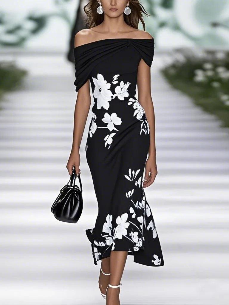 Belvenza | Abito Elegante con Stampa Floreale