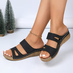Belvenza | Sandali Ergonomici Beige Olive