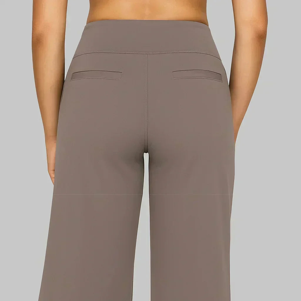 Belvenza | Pantaloni Eleganti in Jersey Nero