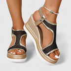 Belvenza | Sandali Eleganti Neri Tatyanna
