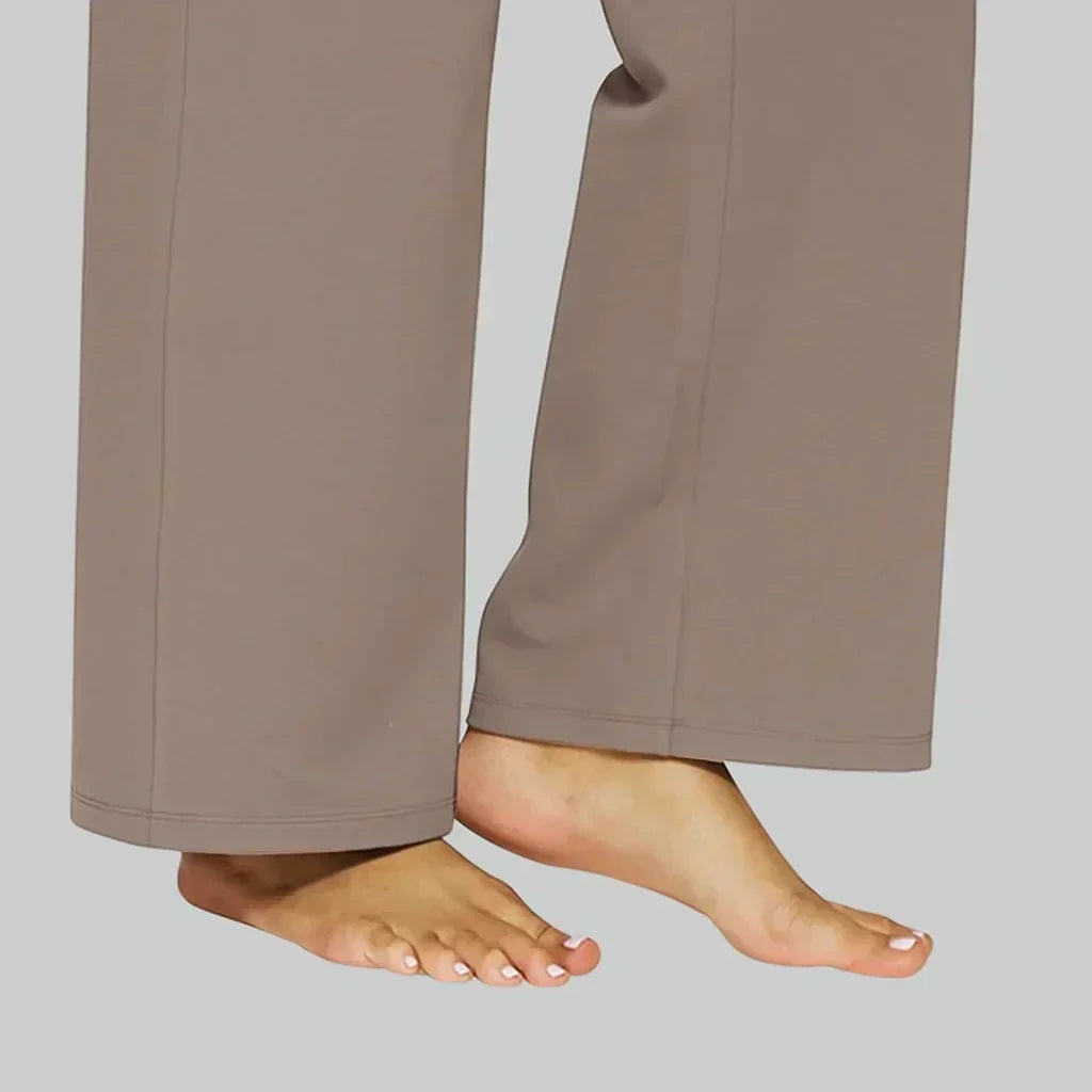 Belvenza | Pantaloni Eleganti in Jersey Nero