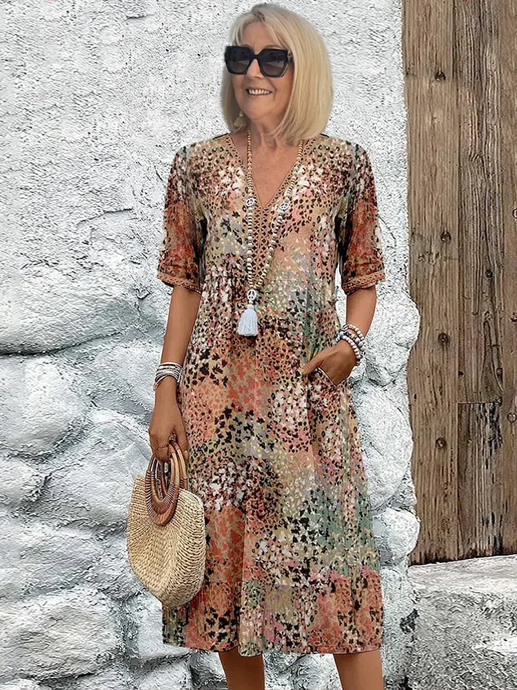 Belvenza | Abito Elegante con Tasche