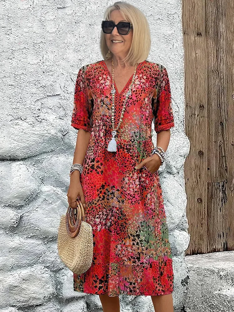 Belvenza | Abito Elegante con Tasche