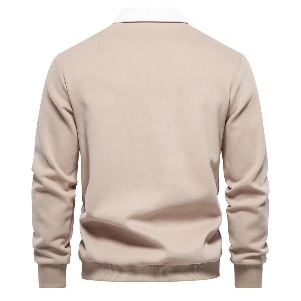 Belvenza | Polo Rugby Classica per Uomini in Cotone Blu