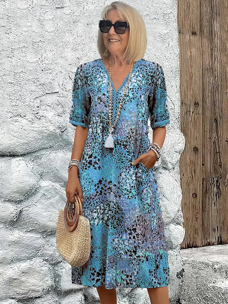 Belvenza | Abito Elegante con Tasche