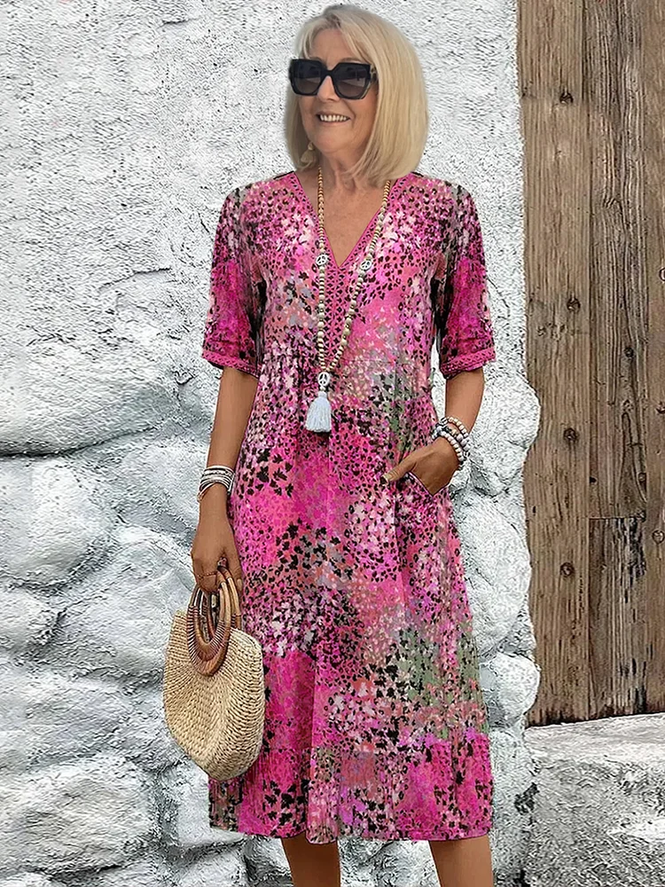 Belvenza | Abito Elegante con Tasche