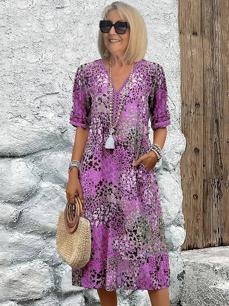 Belvenza | Abito Elegante con Tasche