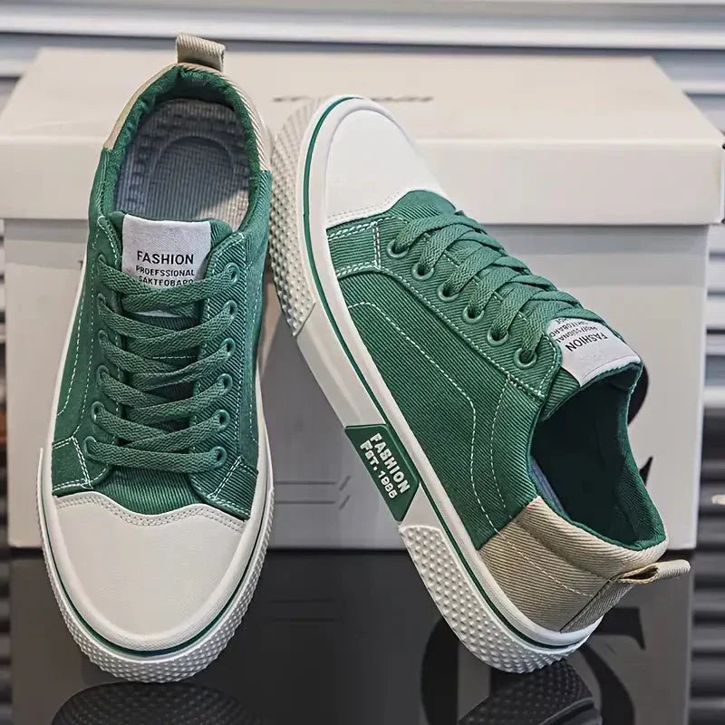 Belvenza | Sneakers Comode e Casual in Tessuto Grigio