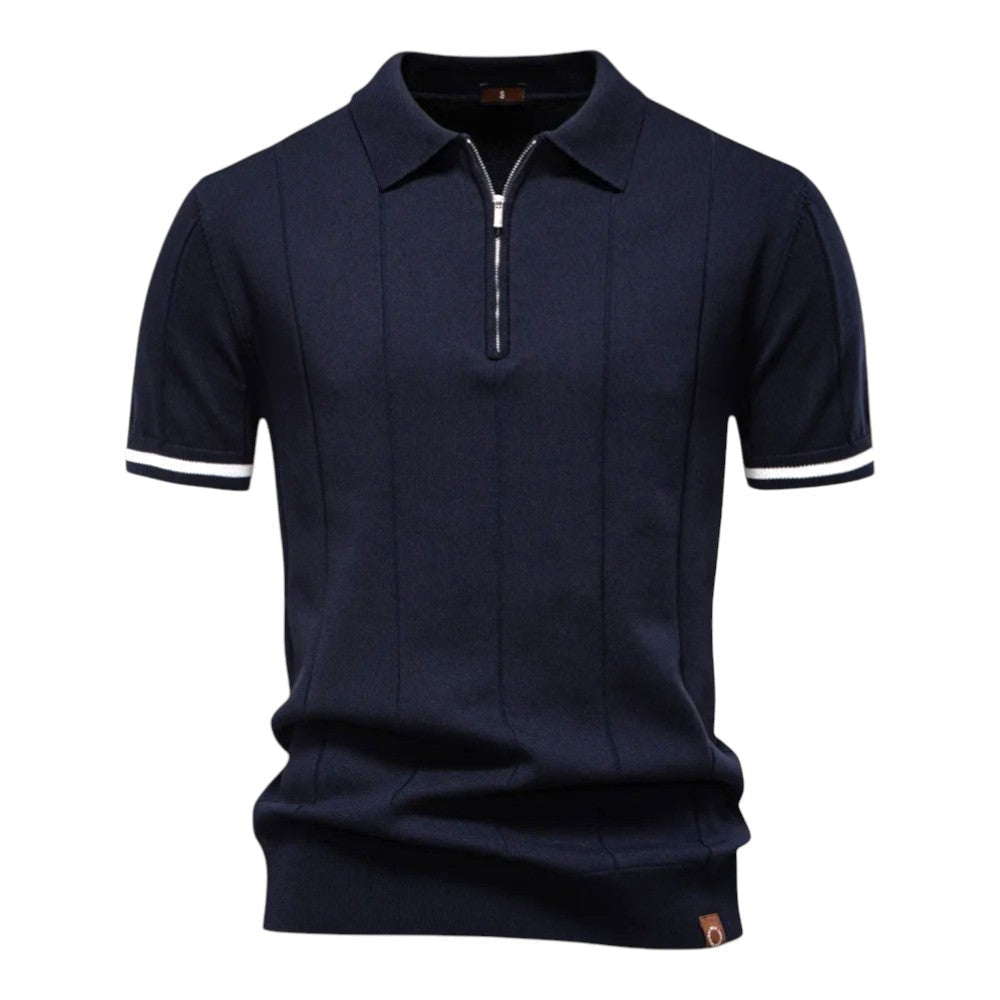 Belvenza | Polo Shirt Elegante in Cotone Bianco