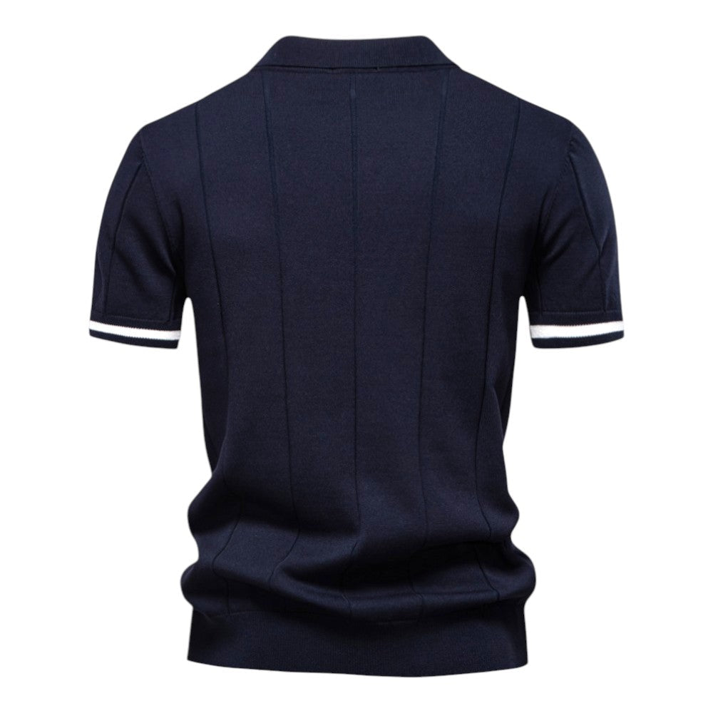 Belvenza | Polo Shirt Elegante in Cotone Bianco