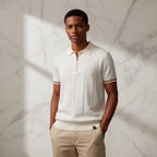 Belvenza | Polo Shirt Elegante in Cotone Bianco