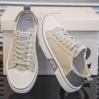 Belvenza | Sneakers Comode e Casual in Tessuto Grigio