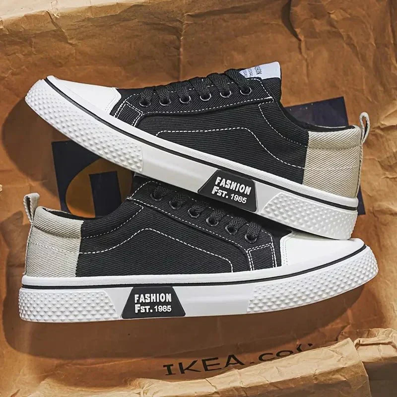 Belvenza | Sneakers Comode e Casual in Tessuto Grigio