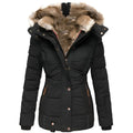 Belvenza | Cappotto Invernale Elegante in Tessuto Nero