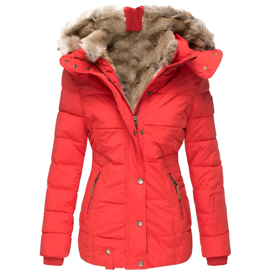 Belvenza | Cappotto Invernale Elegante in Tessuto Nero