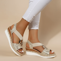 Belvenza | Sandali Eleganti con Plateau Nera