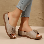 Belvenza | Sandali Comfort Ergonomici Beige