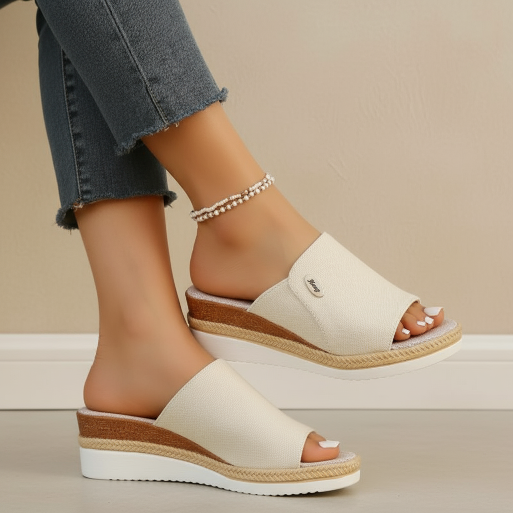 Belvenza | Sandali Ergonomici Confortevoli Denim
