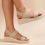 Belvenza | Sandali Eleganti Color Sabbia
